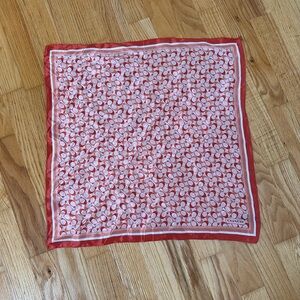 Coach signature silk scarf
